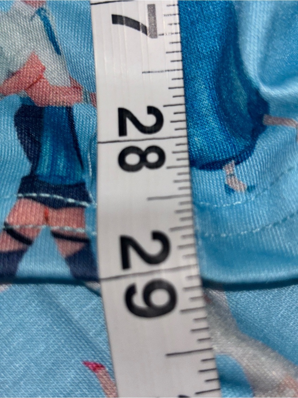 SHE’S SHOW White Christmas Movie Pajama Pants Blue Women’s Large NWT - Picture 5 of 6